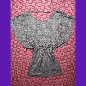 Gray Lacey Beaded Sentimental NY Dress